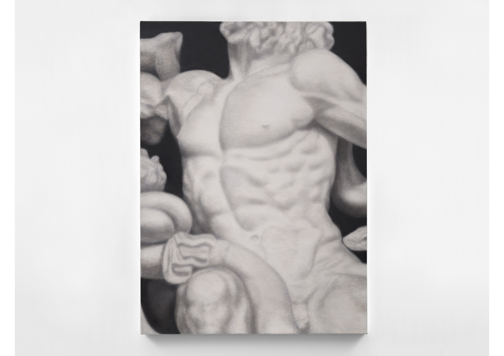 MONUMENT / Marble / 2014 / 12O x 168 x 4 cm / oil on canvas